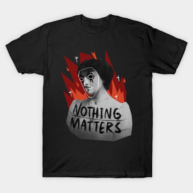 Nothing Matter Gothic T-Shirt by CatharsisApparel